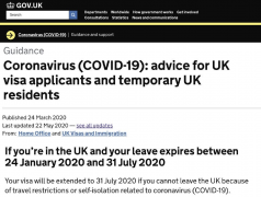 官宣：英国签证长度自动延长到7月31日